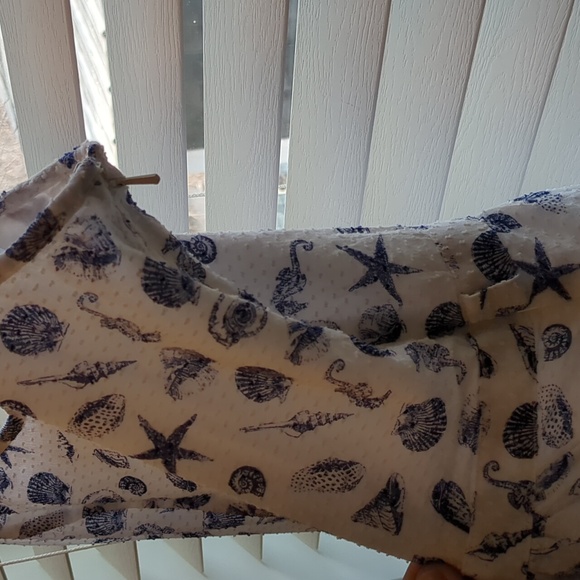 💕Host pick💕 Brooks Brother Red Fleece Marina Shore Textured Shells Dress - Picture 3 of 3